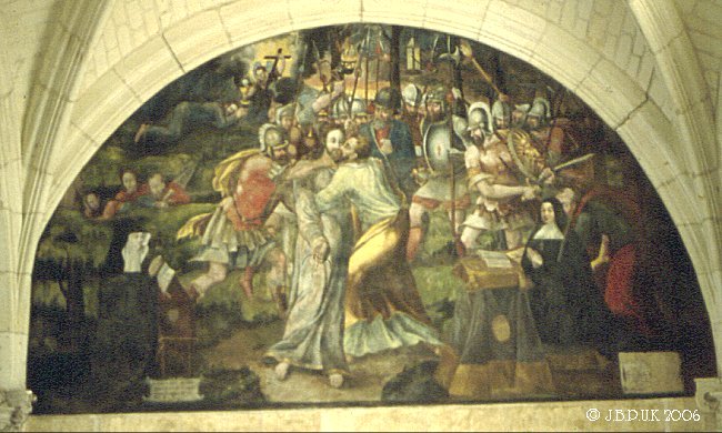 france_west_fontevraud_abbey_wall_painting_1994_0110