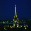 Eiffel Tower night 