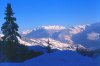 Valmorel View to Mont Blanc